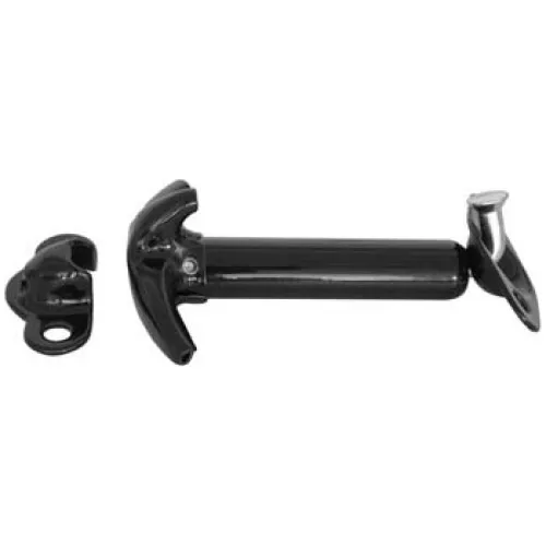 Gancho Metalico Para Cofre Universal Negro Con Resorte Y Cur