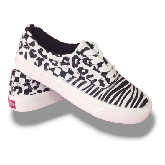Zapatos Estilo Vans Con Estampado Animal Print