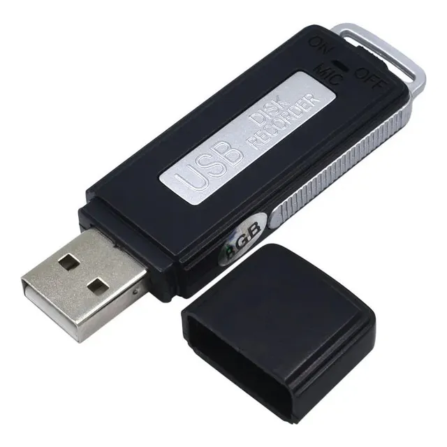 Memoria Usb Espia 2 En 1 Grabadora De Voz 8gb