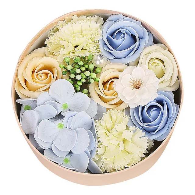 Mxg-jj Caja De Regalo De Jabón Duradera En Forma De Flor Y