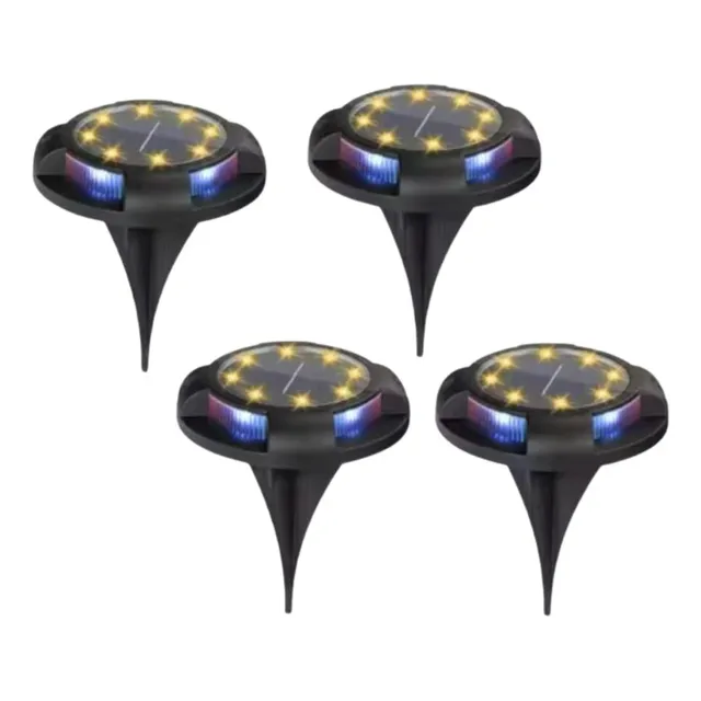 Lámpara Solar Recargable Para Jardín Y Exteriores 8 Piezas