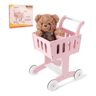 Saichotoy Carrito De Compras De Madera Para Niños Pequeños Saichotoy Carrito De Compras De Madera Para Niños Pequeños