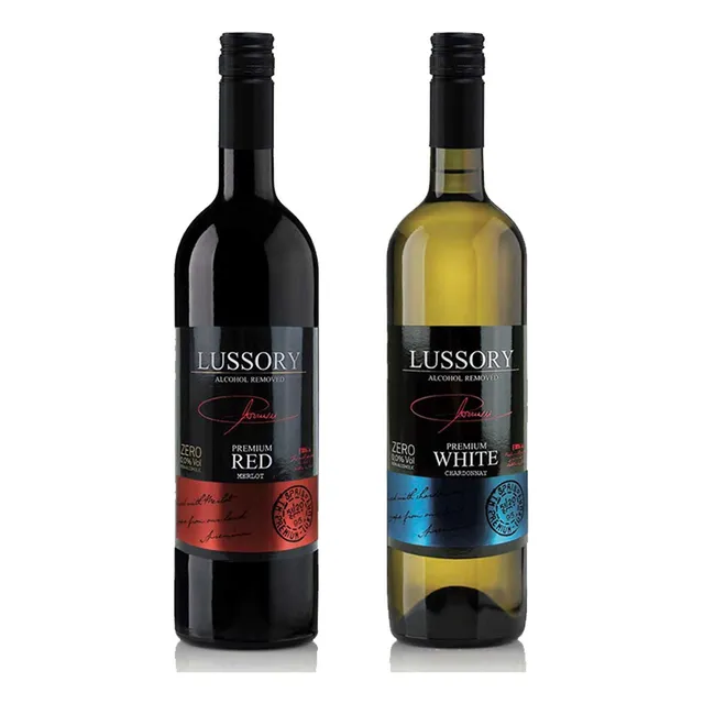 Vino Sin Alcohol Lussory Chardonnay + Lussory Tempranillo