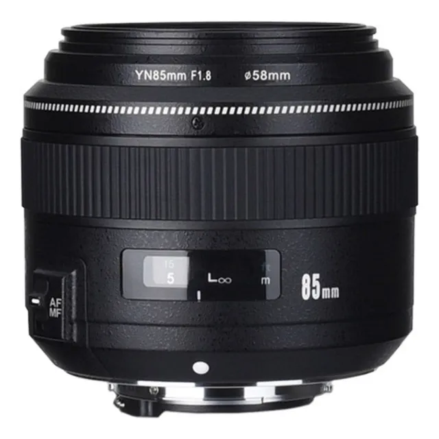 Lente YongNuo 85 mm F/1.8 para cámaras Nikon con enfoque automático