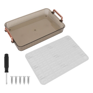 Zc Bandeja For Guardar Tazas De Té De Mesa, Drenag Zc Bandeja For Guardar Tazas De Té De Mesa, Drenag