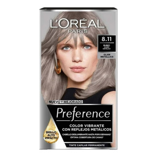 Tinte Preference Loréal Alto Brillo Tono 8.11 Tinte Preference Loréal Alto Brillo Tono 8.11