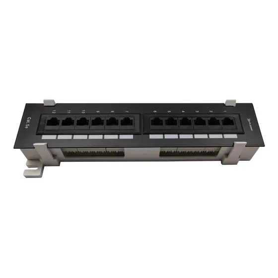 Mini Patch Panel 12 Puertos Cat 5e Explore