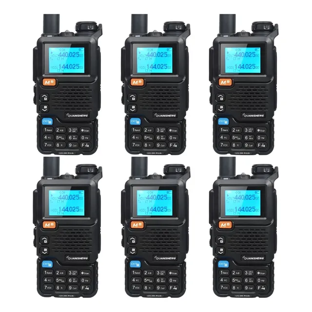 X6 Radios Quansheng Uv-5r Plus Walkie Talkie Usb-c Scan