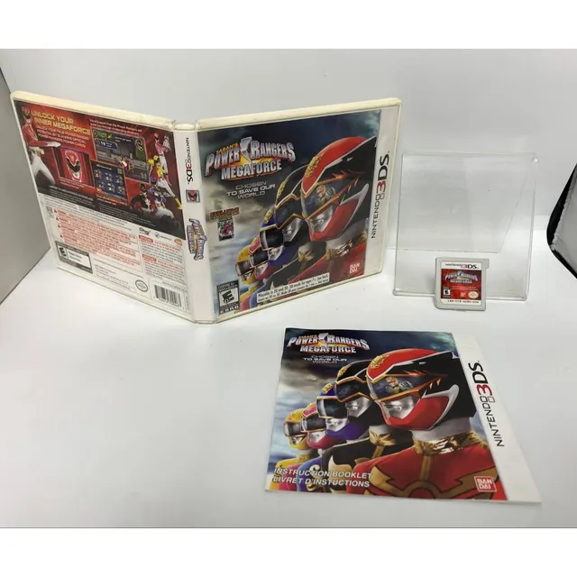 Juego Power Rangers Megafor Usado Para Nintendo 3ds Completo