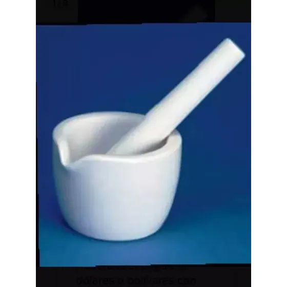 Mortero Profesional De  Porcelana Con Pistilo U S A Coors