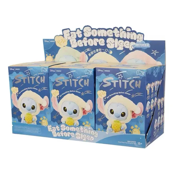 Peluche Stitch Colección Disney Miniso Labubu Stich Caja X1