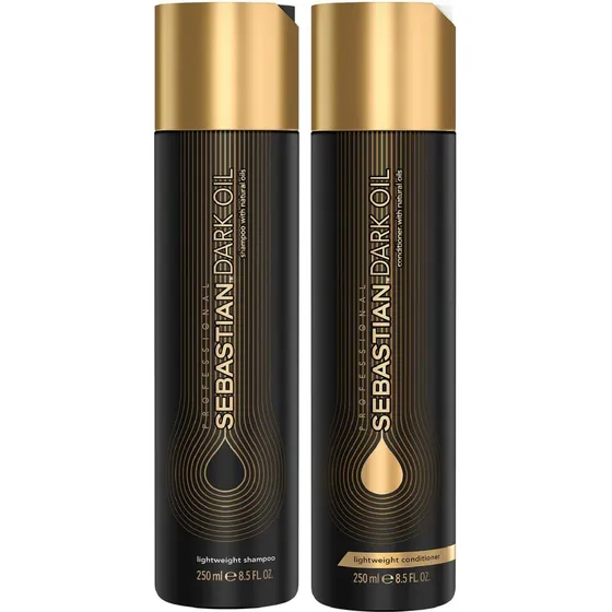Shampoo + Acondicionador Dark Oil Sebastian - 250 Ml