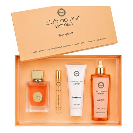 Kit Presente Armaf Club De Nuit Woman 4 Peças Original Edp