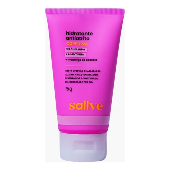 Sallve Hidratante Antiatrito 75g Niacinamida y Alantoína