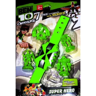 Relógio Digital Ben 10 Com 4 Aliens Com Luz E Som Relógio Digital Ben 10 Com 4 Aliens Com Luz E Som