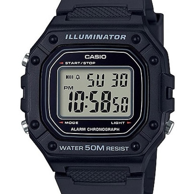 Relógio De Pulso Casio Youth W-218h-1av Relógio De Pulso Casio Youth W-218h-1av