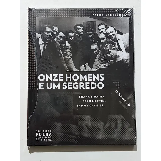 Dvd+livro Onze Homens E Um Segredo 1960 Original Lacrado