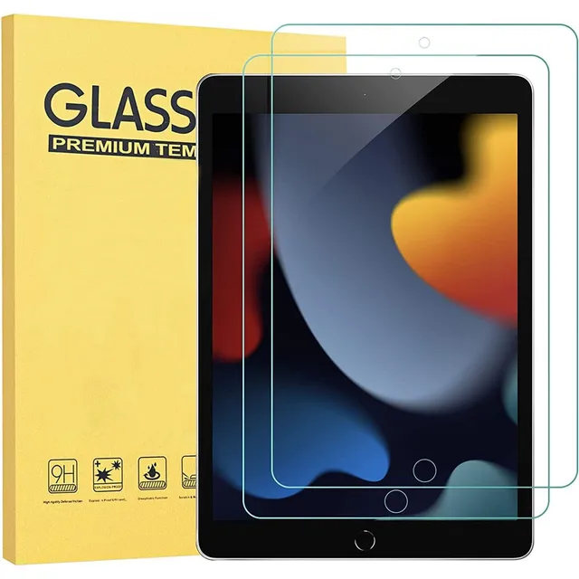 Lámina Protectora De Vidrio Templado Para iPad 10.2 In 2 Pzs