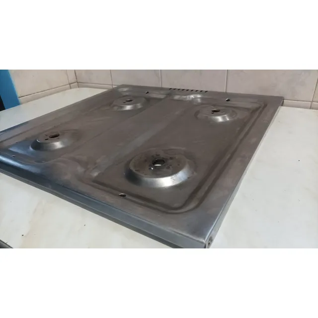 Cubierta O Tope Acero Inox P/ Cocina 4 Hornillas Usado