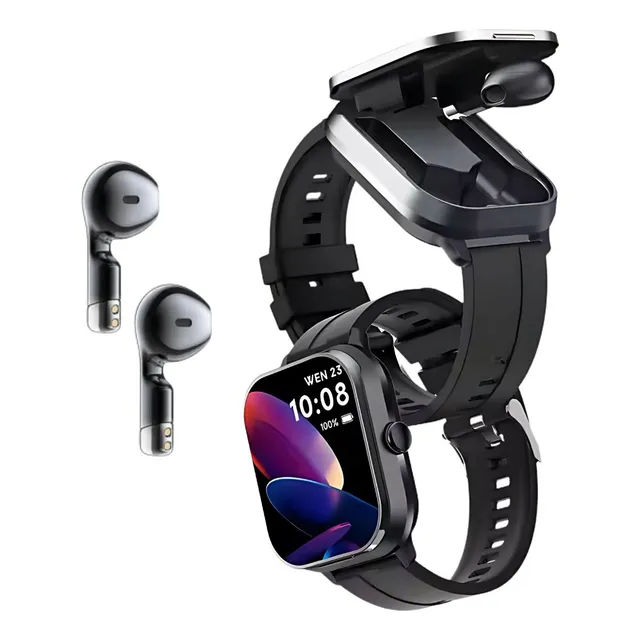 Reloj Inteligente Smart Watch Audifonos Inalambricos Combo