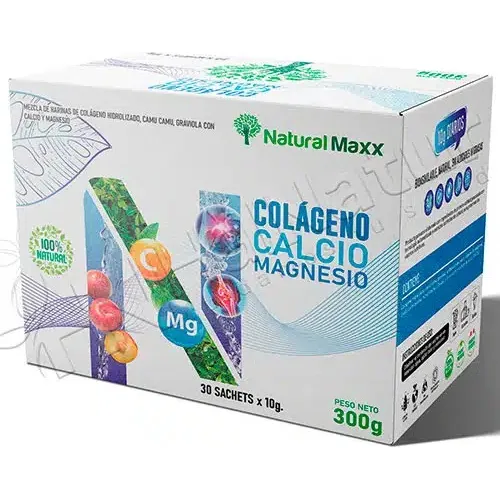 Colageno Hidrolizado Calcio Magnesio Naturalmaxx Caja 300gr
