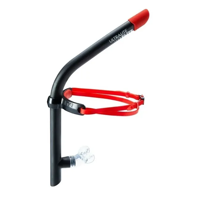 Tyr Ultralite Snorkel Elite Rojo Natación Buceo Deporte 