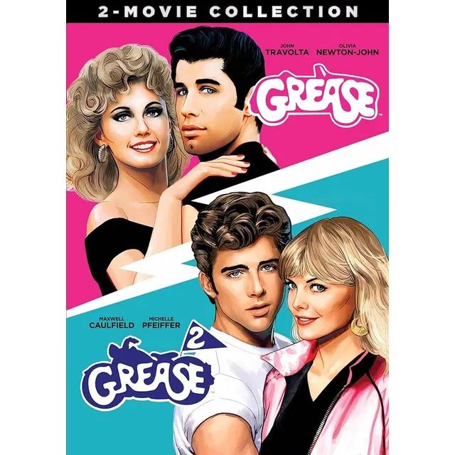Grease 1 Y 2 - Olivia N. John - Michelle Pfeiffer (2 Dvds)