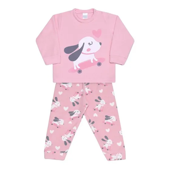 Pijama Infantil Dedeka Pijama Soft Brilha No Escuro Menina 