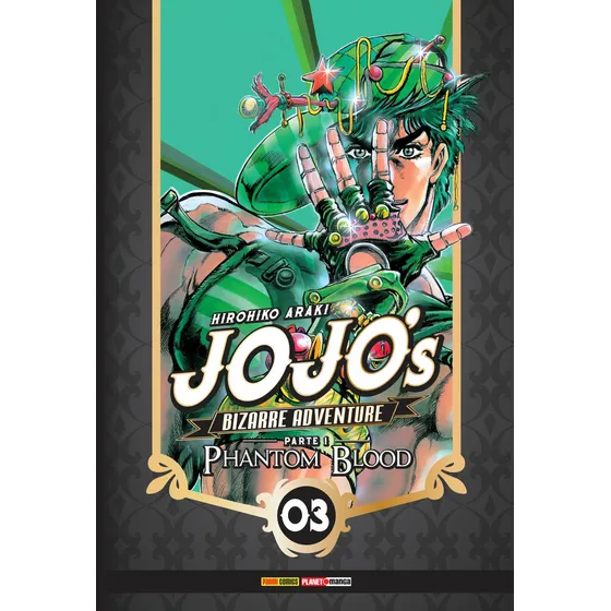 Jojo's Bizarre Adventure - Parte 1: Phantom Blood Vol. 3, de Araki, Hirohi. Editorial Panini Brasil LTDA, capa mole em português, 2022