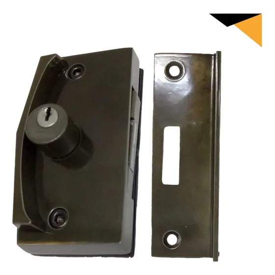 Kit 10 Porta Correr Vidro/alven 3530/3230 Metal Cor Bronze