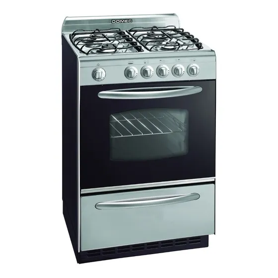 Cocina Domec Cxuplev Acero Luz Encendido Multigas Selectogar