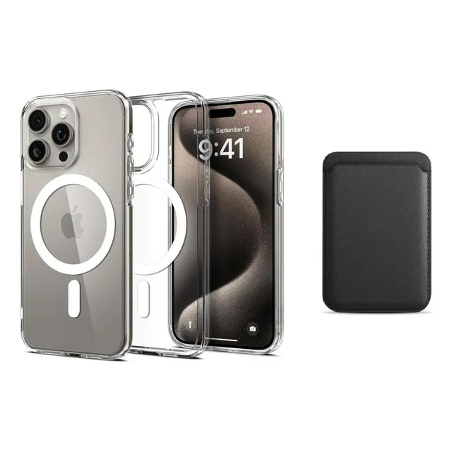Case Funda Protector Magsafe + Wallet iPhone 15/16/pro/max