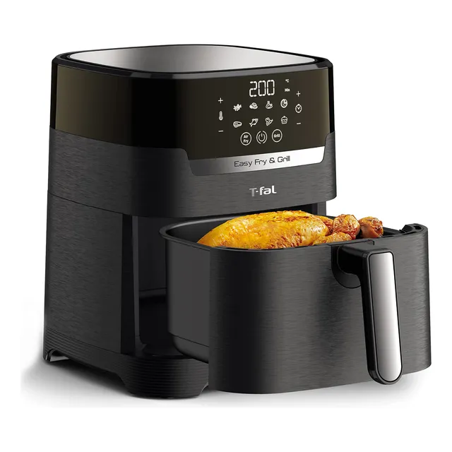 Combinación De Freidora Y Parrilla T-fal Digital, 4,4 Litros