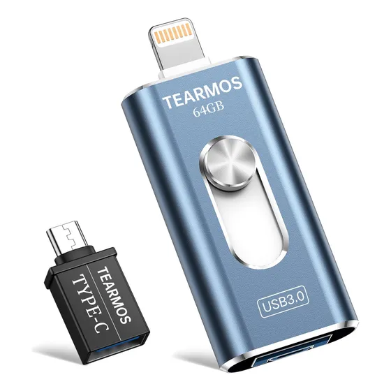 Unidad Flash 64 Gb Para iPhone Memoria Usb Foto Alta Externo
