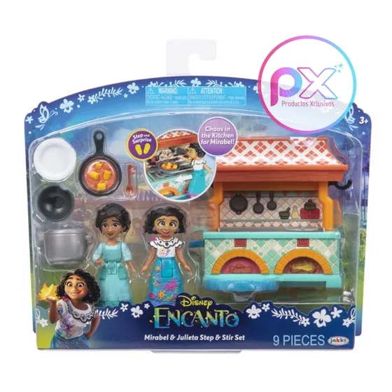 Mirabel Y Julieta Madrigal Encanto Set Cocina Disney Muñecas