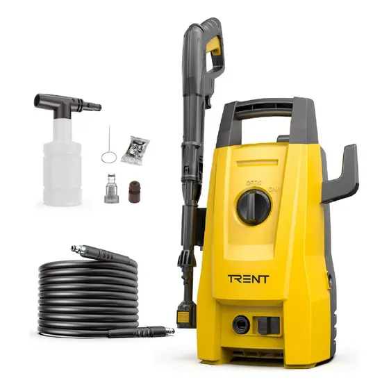 Hidrolavadora Electrica Trent Hlt203 1400w Alta Presion 1600 Psi 110 Bar Con Accesorios