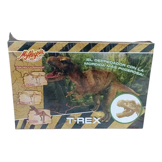 Dinosaurio T-rex Esqueleto Armable Y Su Bebé Mundo Jurásico