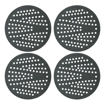 Kit 4 Tapetes Silicone Protetor Fogão Indução Antiderrapante