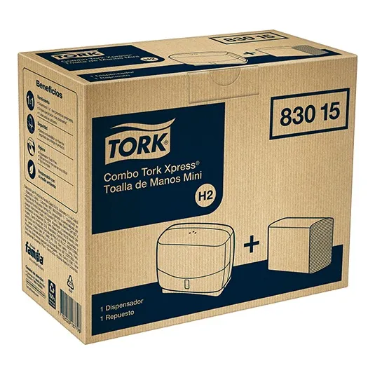 Familia Combo Dispensador Toalla Mano Mini+ Doblada Z Triple