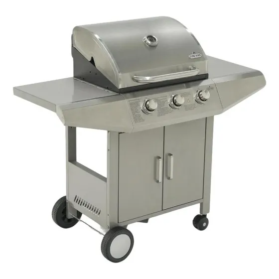 Parrilla A Gas Fire King Grill Kyql23t Con Ruedas