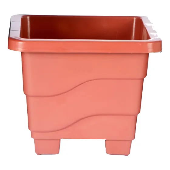 Kit Com 25 Vasos Quadrado 9 X 7 X 6 -  250ml Marrom
