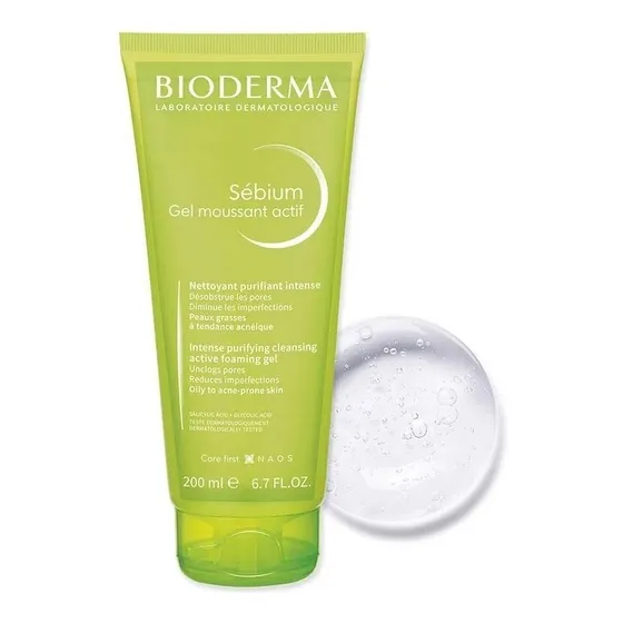 Sébium Gel Mousaant Actif - mL  Momento de aplicación Día/Noche Tipo de piel Grasa