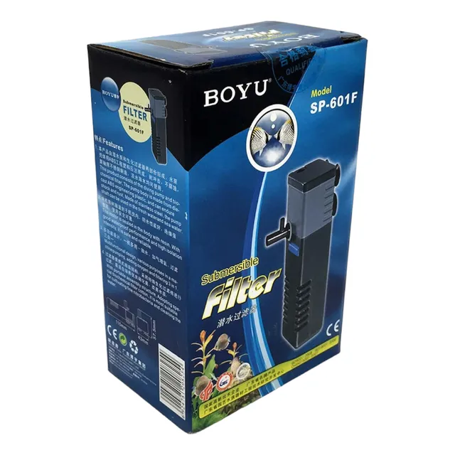 Boyu Sp-601f Filtro Sumergible Para Acuario Pecera 20 A 40lt