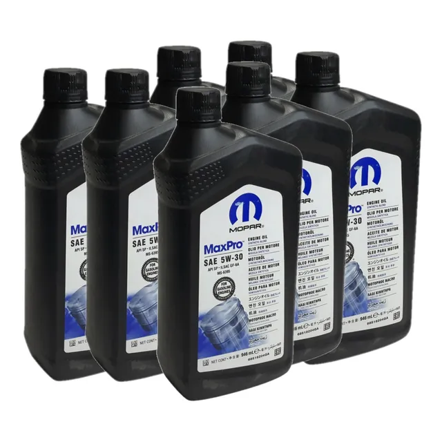 Aceite Motor Maxpro Mopar 5w-30 Api Sp 946ml Pack X7