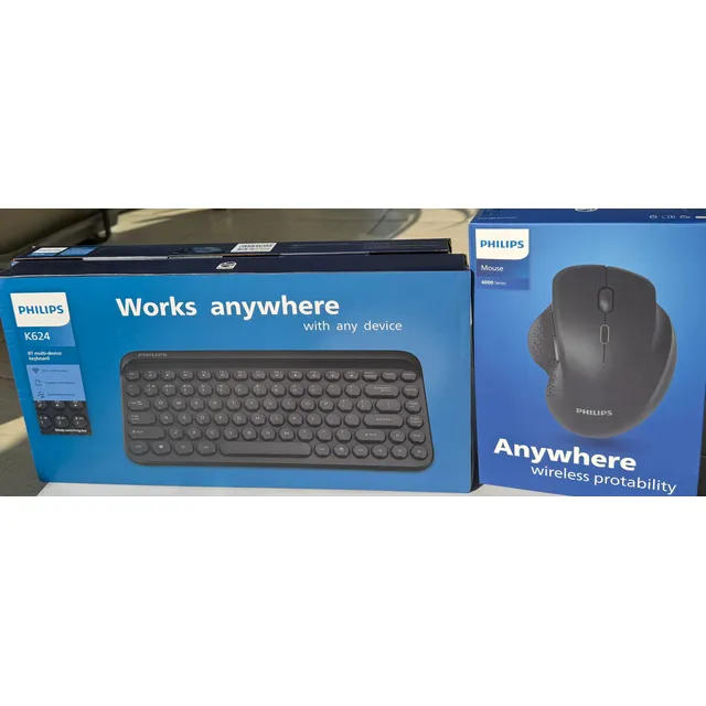 Kit Philips Mouses Serie6000- Tecladok624 Wireless Bluetooth