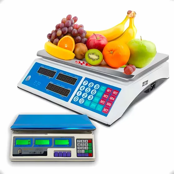 Balança Comercial Com Bateria Embutida Bivolt Até 40 Kg + Nf