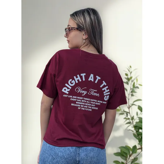 Pack X3 Remeras Oversized Mujer Algodon Reina Tex