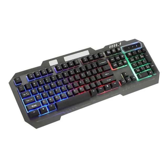 Teclado Gamer Luz Rgb Qwerty Led Iluminado Usb Alambrico