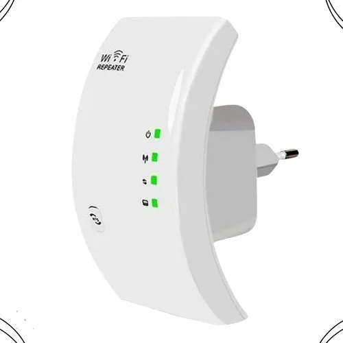 Repetidor Amplificador Extensor De Sinal Wifi 300mbps Cor Branco