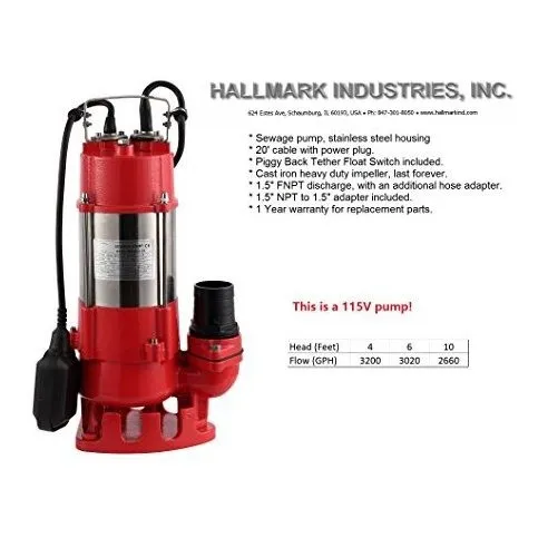 Industrie Ma0387x 6 Bomba Alcantarillado Acero